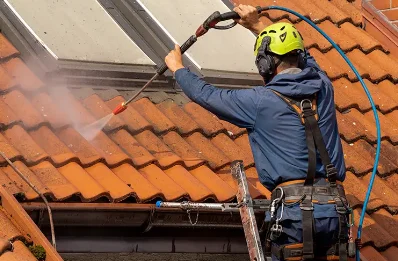 Démoussage et hydrofuge de toiture à Pas-en-Artois